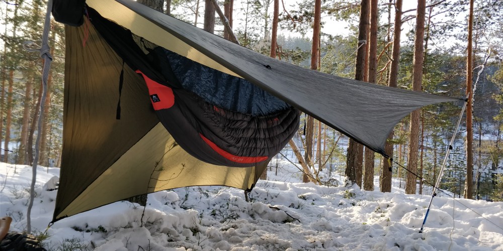 Niko had a new 0 degree underquilt and topquilt from Sierra Madre Research. 
